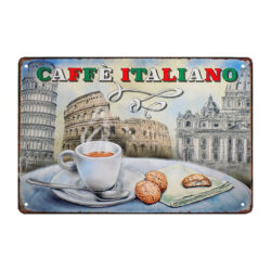 placa de metal italia