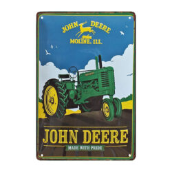 placa metalica de john deere
