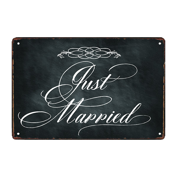 placa de metal para recien casados placa de metal para recien casados