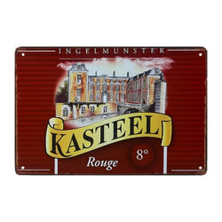 placa de castillo de metal