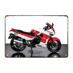 placa de metal kawasaki gpx 750 r