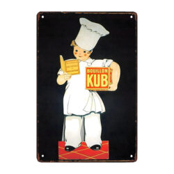 placa de metal kub