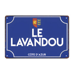 placa de metal le lavandou