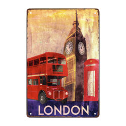 placa de metal de londres 2