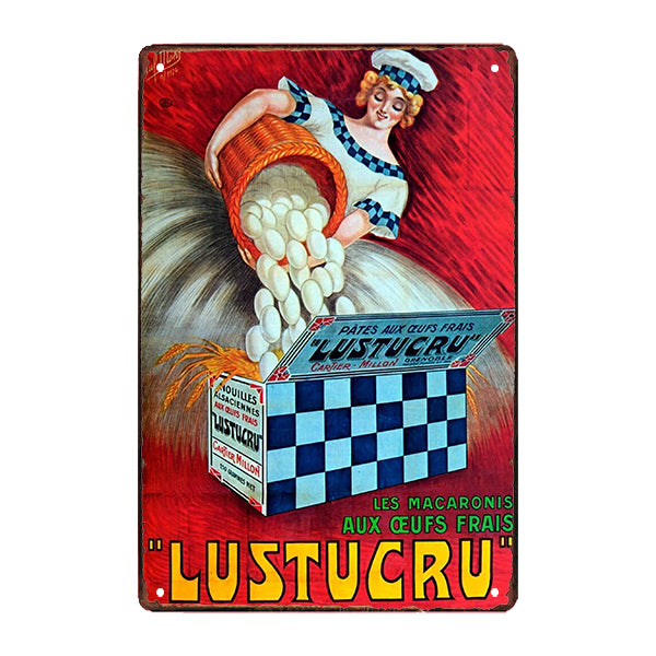 placa de metal lustucru placa de metal lustucru