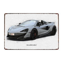 placa de metal maclaren
