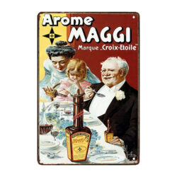 placa de metal maggi