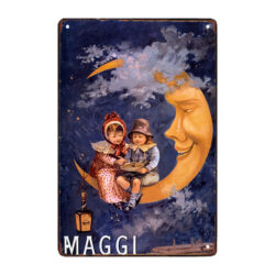 placa de metal maggi luna