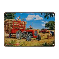 placa metalica de massey ferguson