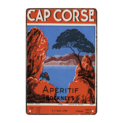placa de metal mate tapa corse