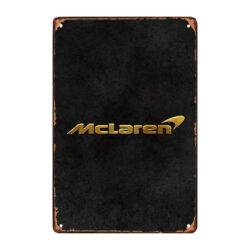 placa metalica de mclaren