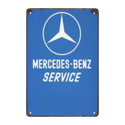 placa metalica de mercedes