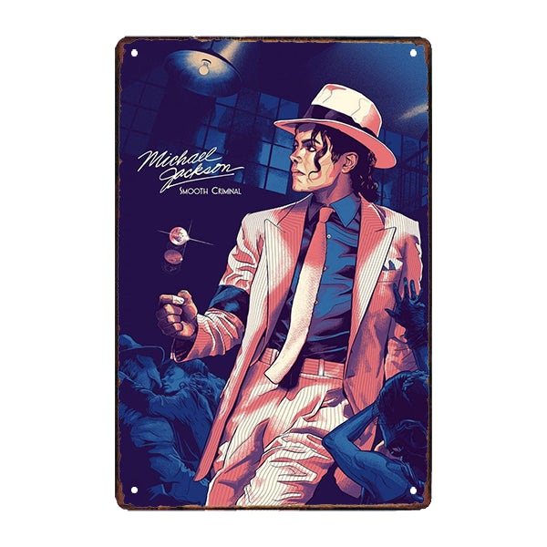 placa de metal de michael jackson placa de metal de michael jackson