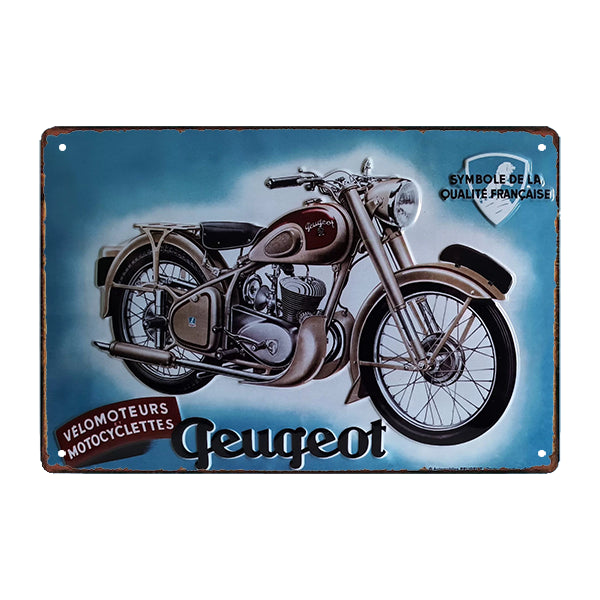 placa de metal de motocicleta antigua placa de metal de motocicleta antigua