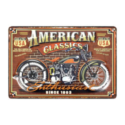 carreras de motos con placas de metal