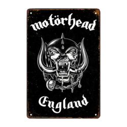 placa metalica de motorhead