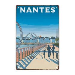 placa de metal nantes