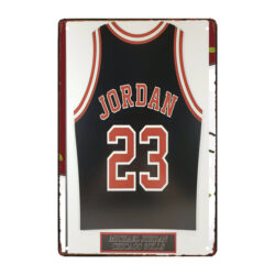 placa de metal de la nba