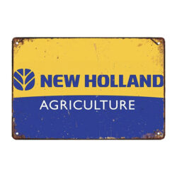 placa de metal de new holland