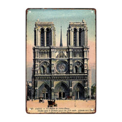 placa de metal notre dame de paris