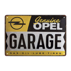 placa metalica de opel