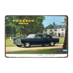 placa metalica del peugeot 404