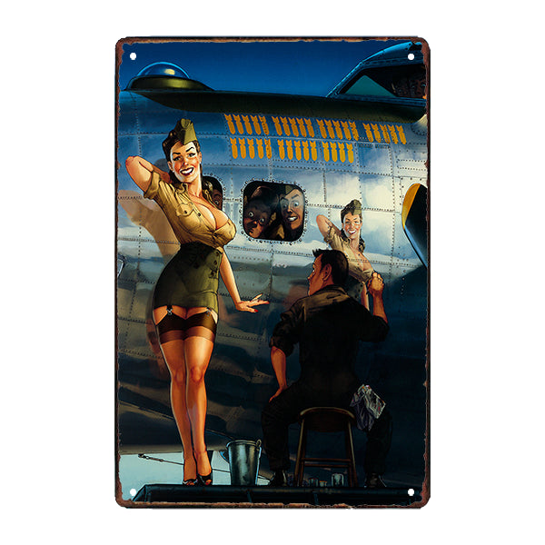 pintura de aviacion con placa de metal pintura de aviacion con placa de metal