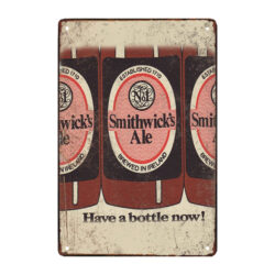 placa de metal de pinta de smithwicks