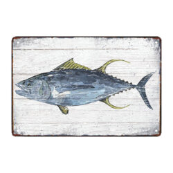atun con placa de metal