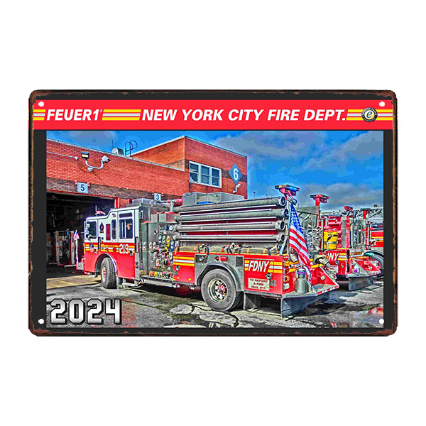 bombero de placa metalica de nueva york bombero de placa metalica de nueva york