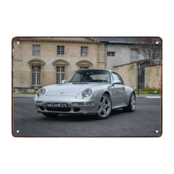 placa metalica porsche 993 carrera 2s