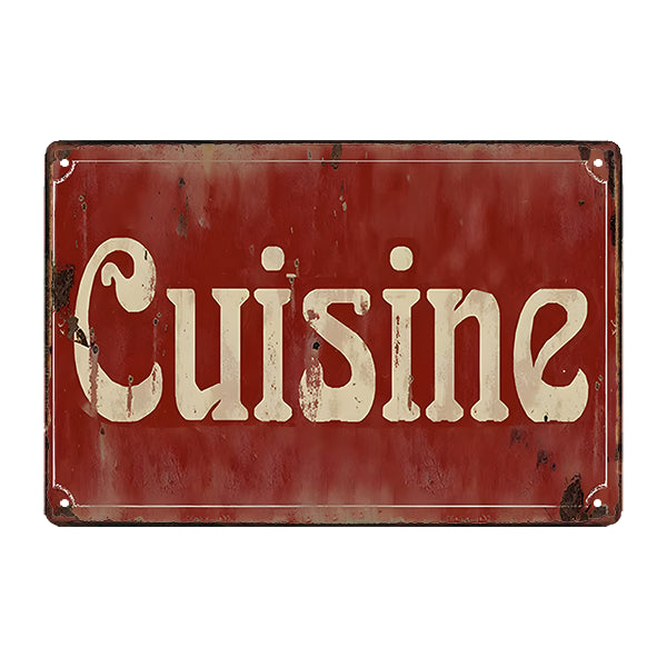 placa de metal roja para decoracion de cocina placa de metal roja para decoracion de cocina