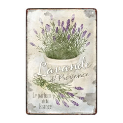 placa de metal provence