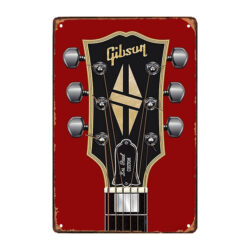 pub gibson de placa metalica