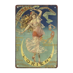 placa publicitaria metalica bretana lorient