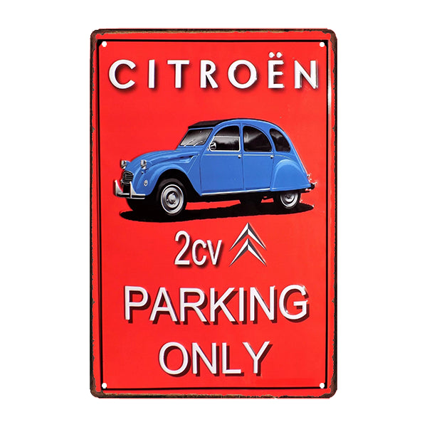 placa metalica publicitaria de aparcamiento de citroen placa metalica publicitaria de aparcamiento de citroen