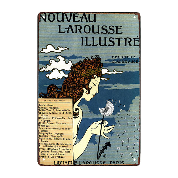 placa publicitaria metalica de larousse placa publicitaria metalica de larousse