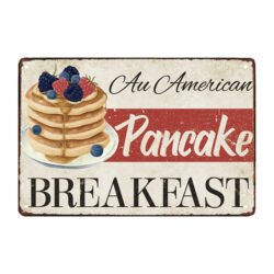 receta de crepes con placa de metal y decoracion