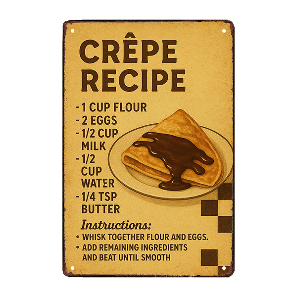 receta de crepes con placa de metal receta de crepes con placa de metal