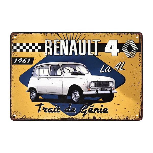 placa metalica de renault placa metalica de renault