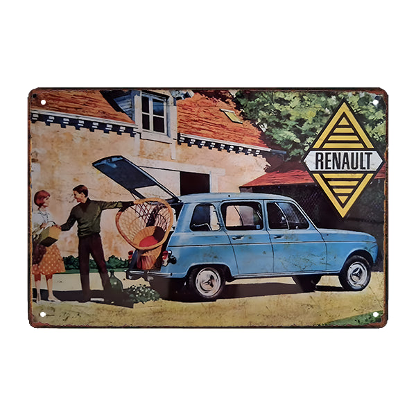 placa metalica renault 4l placa metalica renault 4l