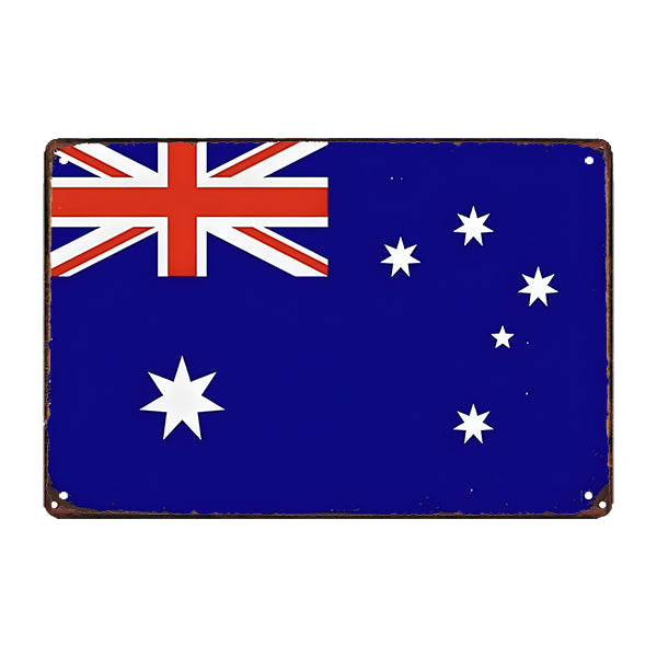 placa metalica de recuerdo australiana placa metalica de recuerdo australiana