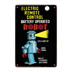 placa de robot de metal