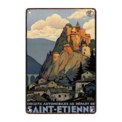 placa de metal de saint etienne