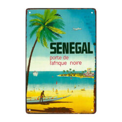 placa de metal senegal