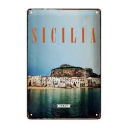 placa de metal sicilia