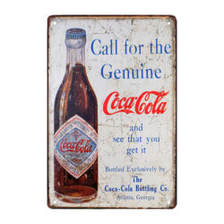 placa de metal soda