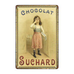 placa de metal suchard