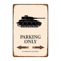 placa de tanque de metal
