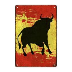 placa de metal de red bull